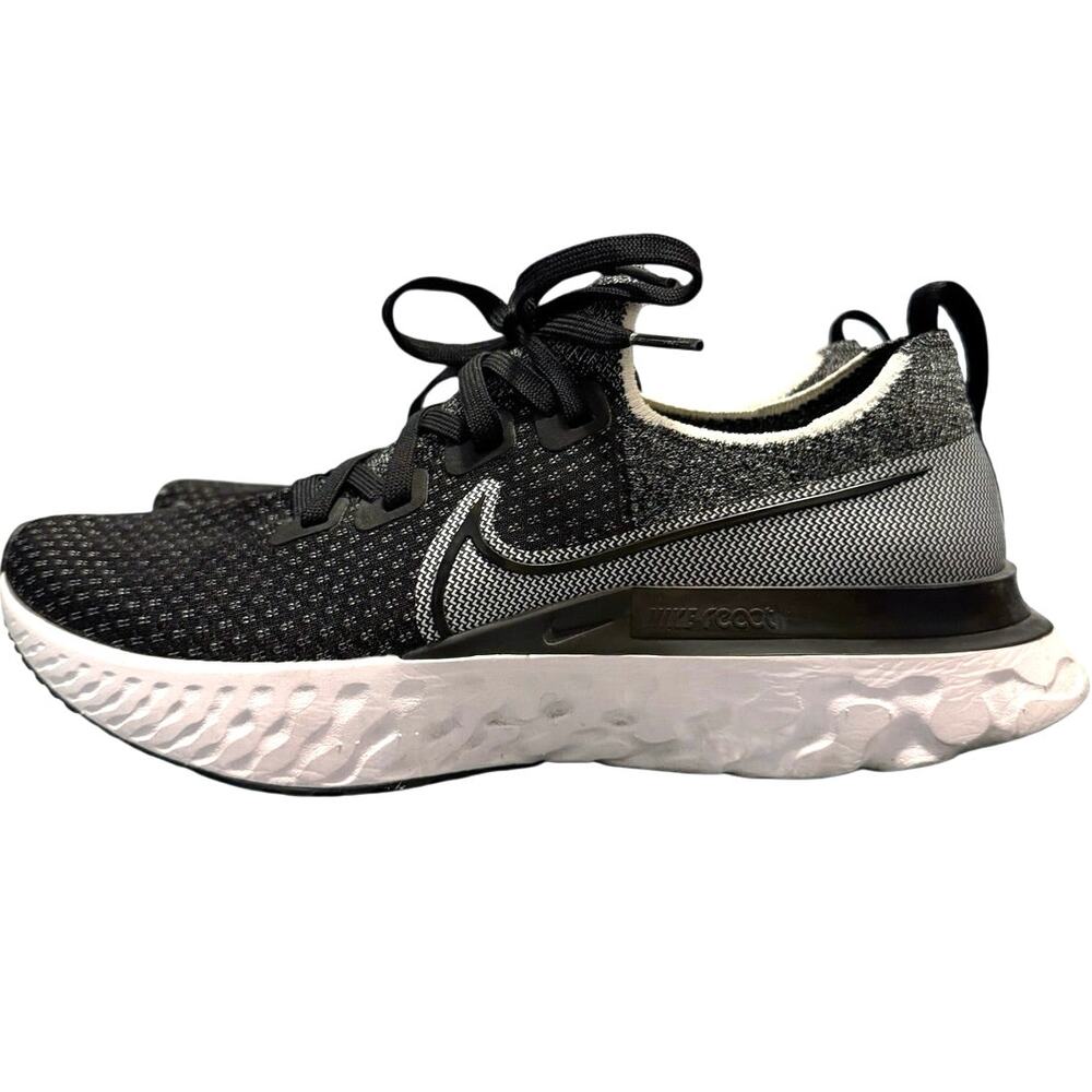 Nike React Infinity Run Flyknit Black Shoes Women’s Sneakers Size 9.5